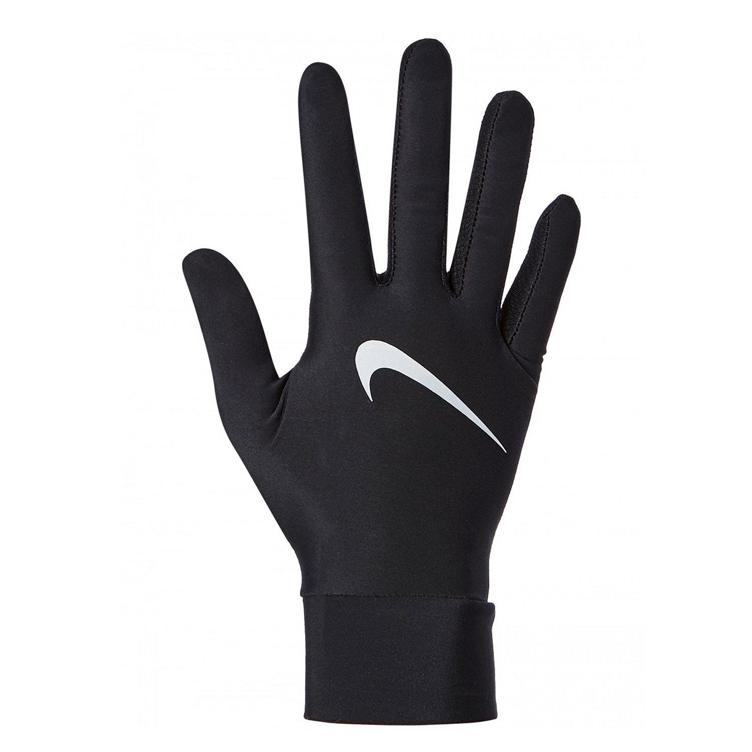 Nike Dry Lightweight Tech Running Gloves - Black/Silver