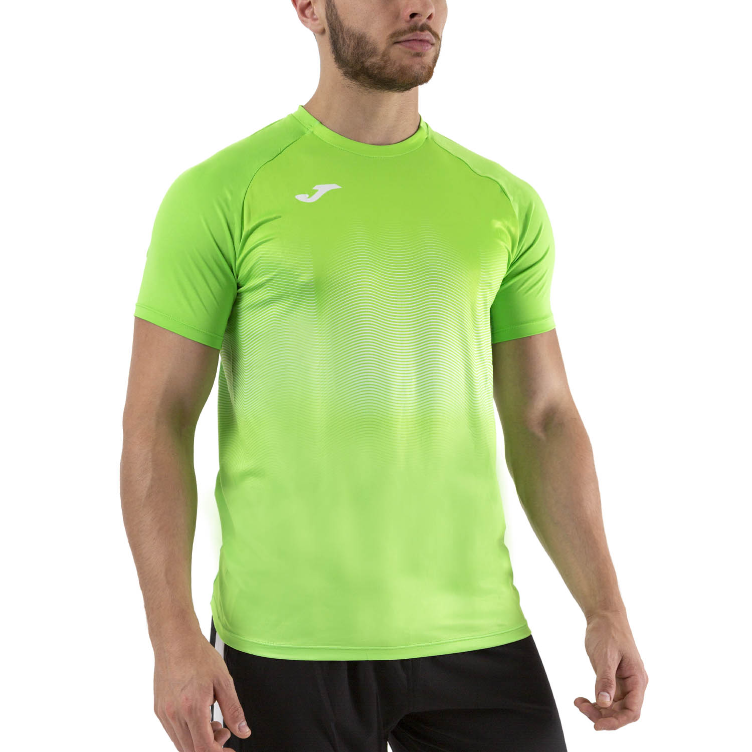 Joma Elite Camiseta de Running Hombre - Fluor Green