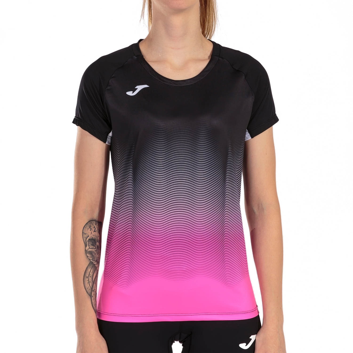 Joma Elite VII Camiseta de Running Mujer - Black/Pink