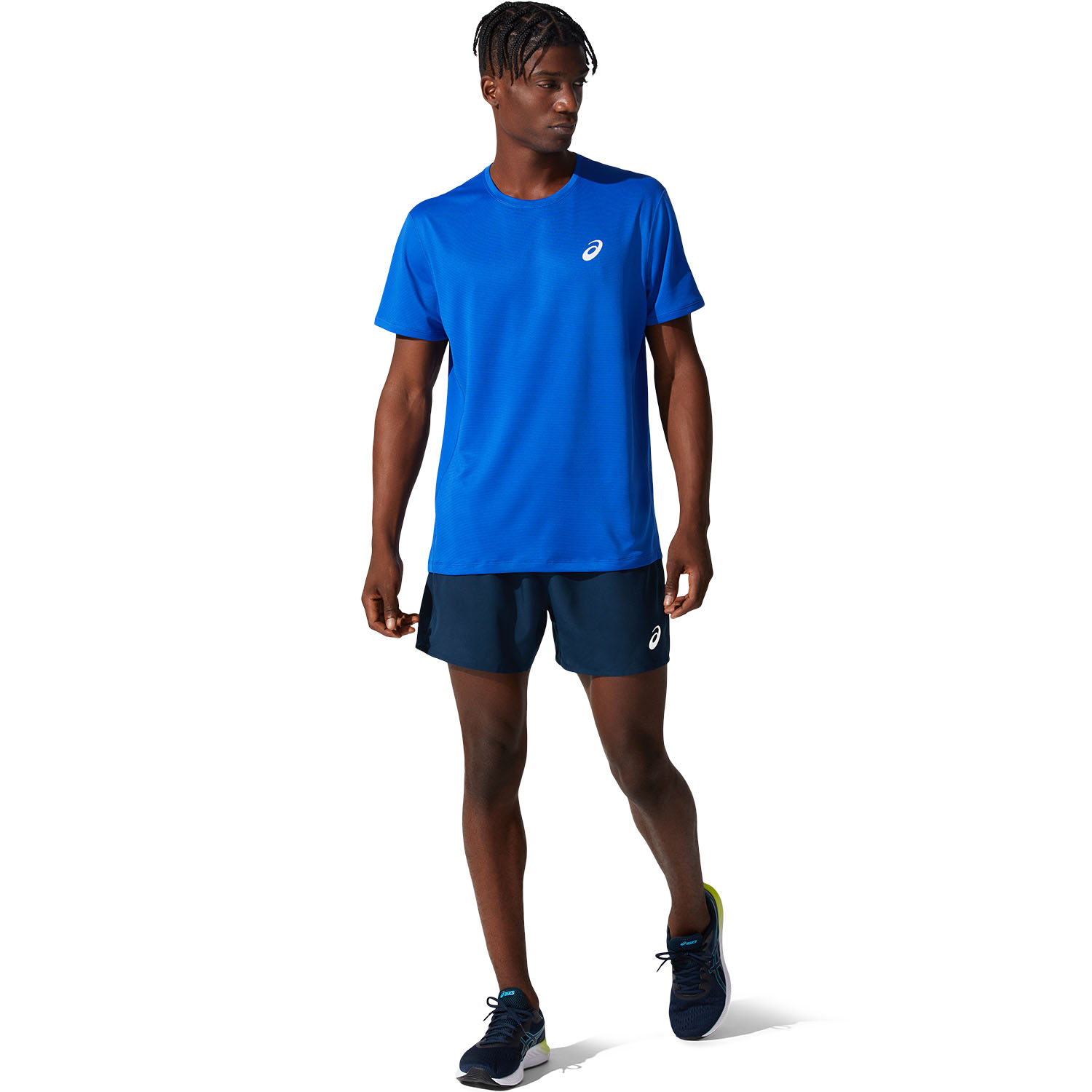 Men\'s Shorts Running 5in Asics French Core Blue -