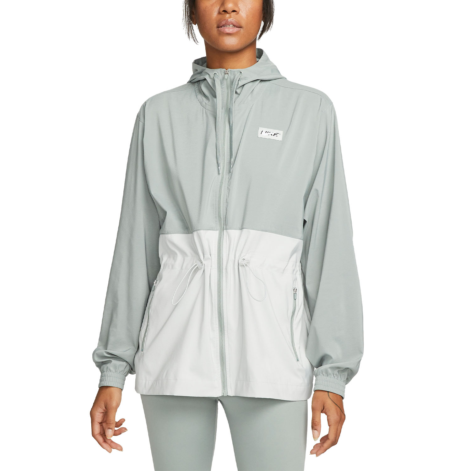 Nike Repel Logo Women's Training Jacket - Mica Green