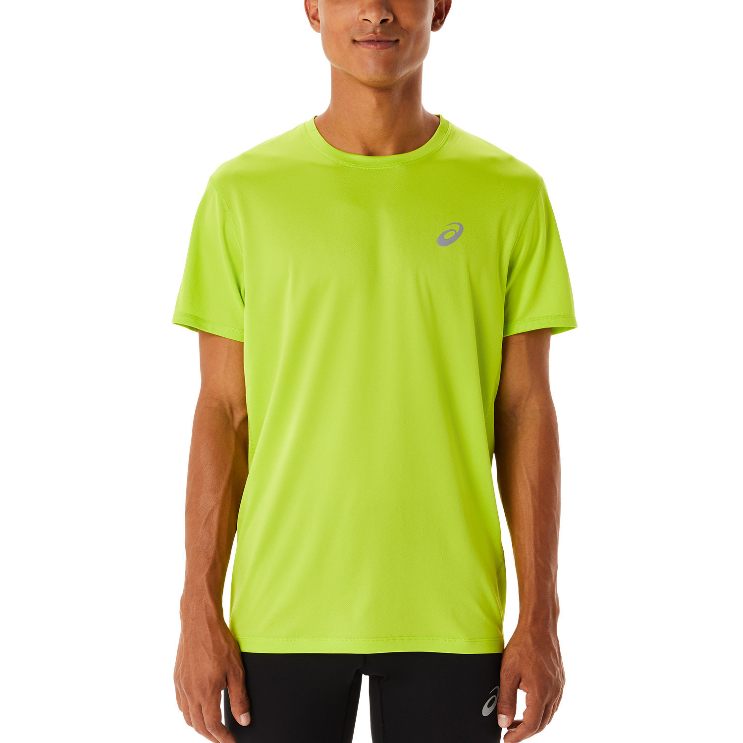 Asics Core Knit Men's Running T-Shirt - Lime Zest