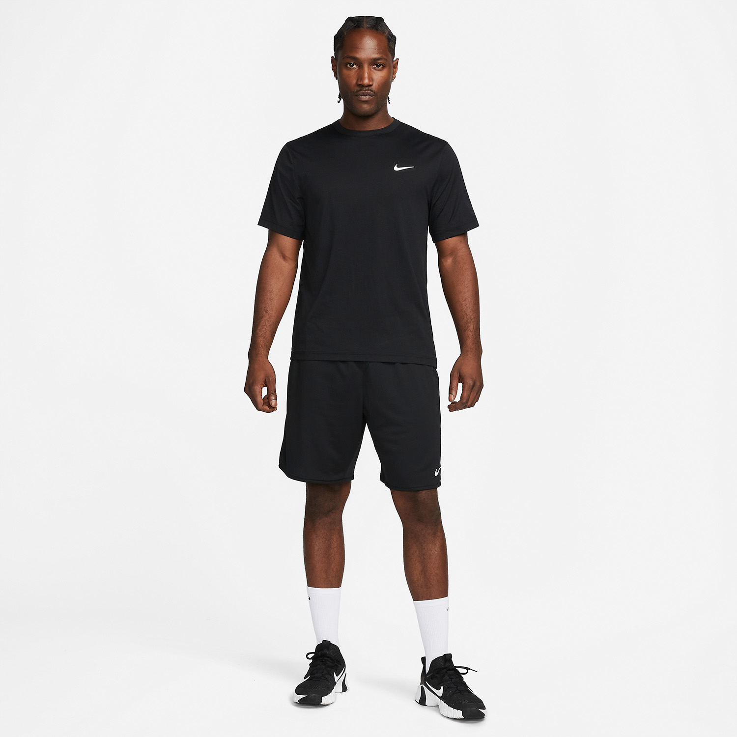 Nike Dri-FIT Hyverse Men's Training T-Shirt - Black/White