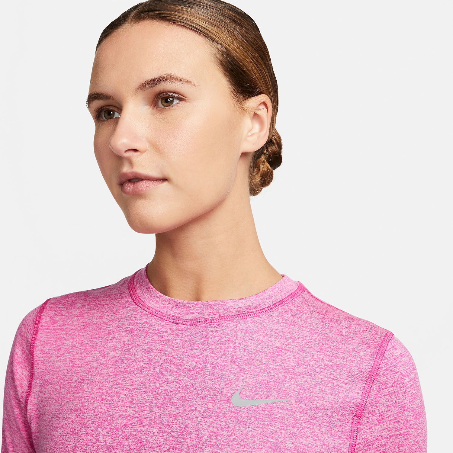 Nike Element Crew Women's Running Shirt - Active Fuchsia
