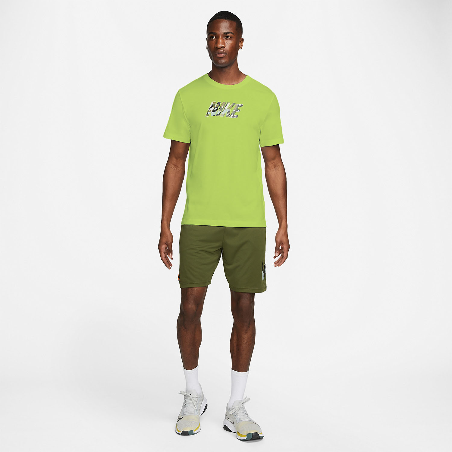 Nike Dri-FIT Logo Men's Training T-Shirt - Atomic Green
