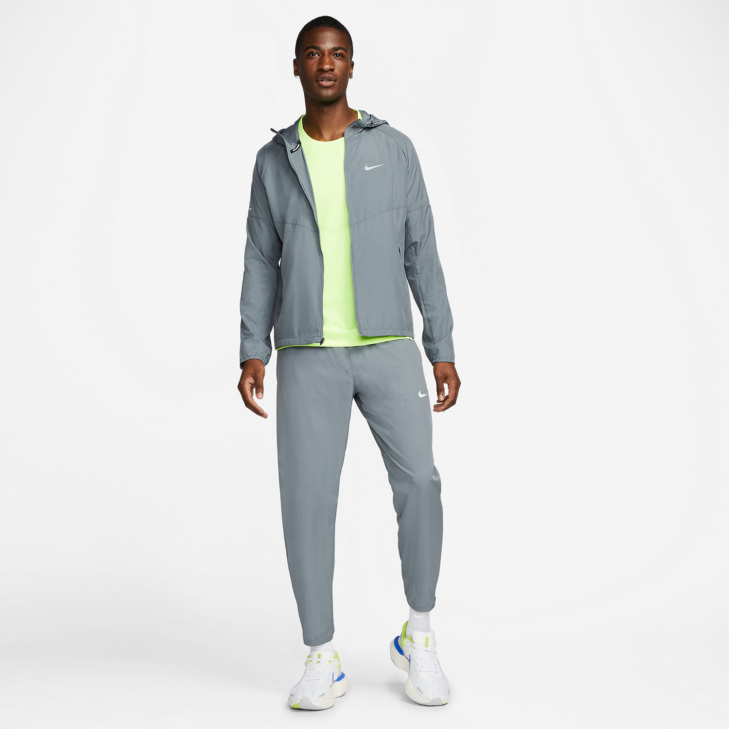 Nike Repel Miler Men's Running Jacket - Smoke Grey