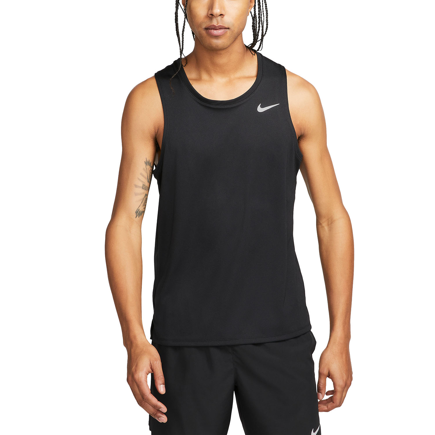 Nike Dri-FIT Miler Run Men's Running Tank - Midnight Navy
