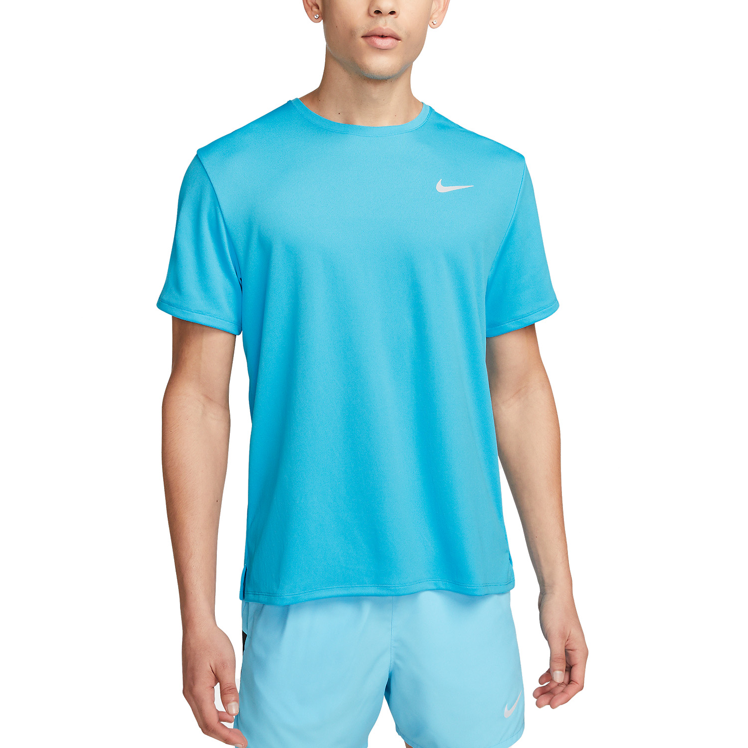 Pef Idear Comandante Nike Dri-FIT UV Run Division Camiseta Running Hombre - Baltic