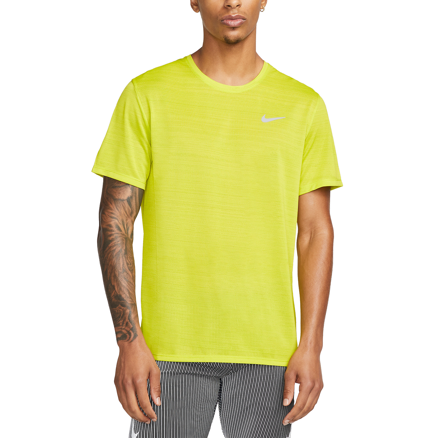 Vaardigheid cilinder telegram Nike Dri-FIT Miler Breathe Men's Running T-Shirt - Bright Cactus