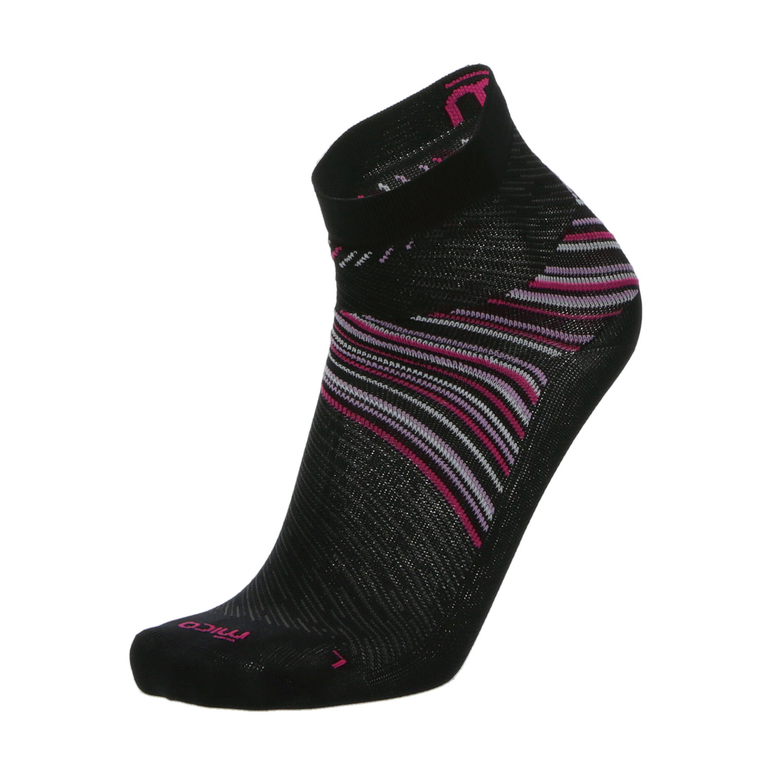 Mico Performance Extra Dry Light Women's Running Socks - Nero