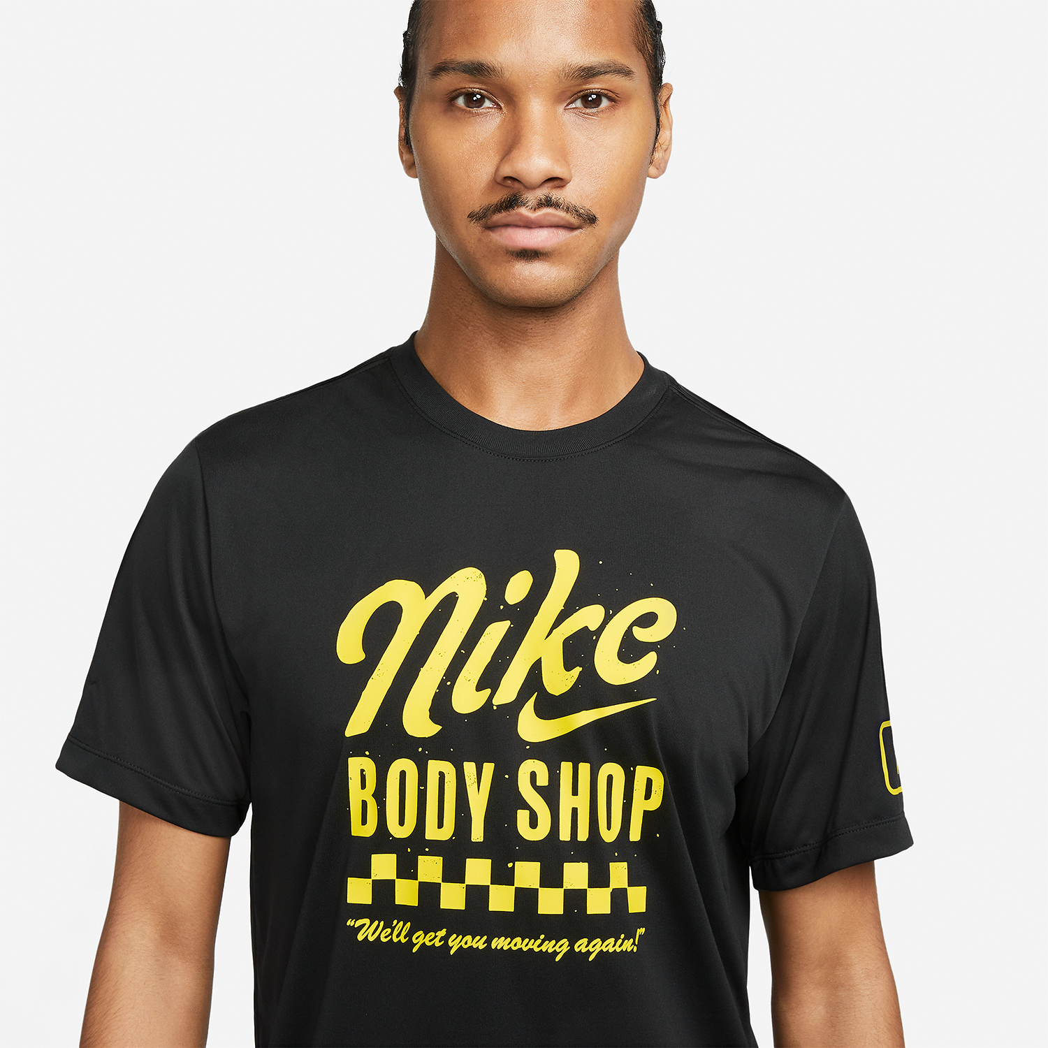 litro Novia El hotel Nike Dri-FIT Body Camiseta de Entrenamiento Hombre - Black