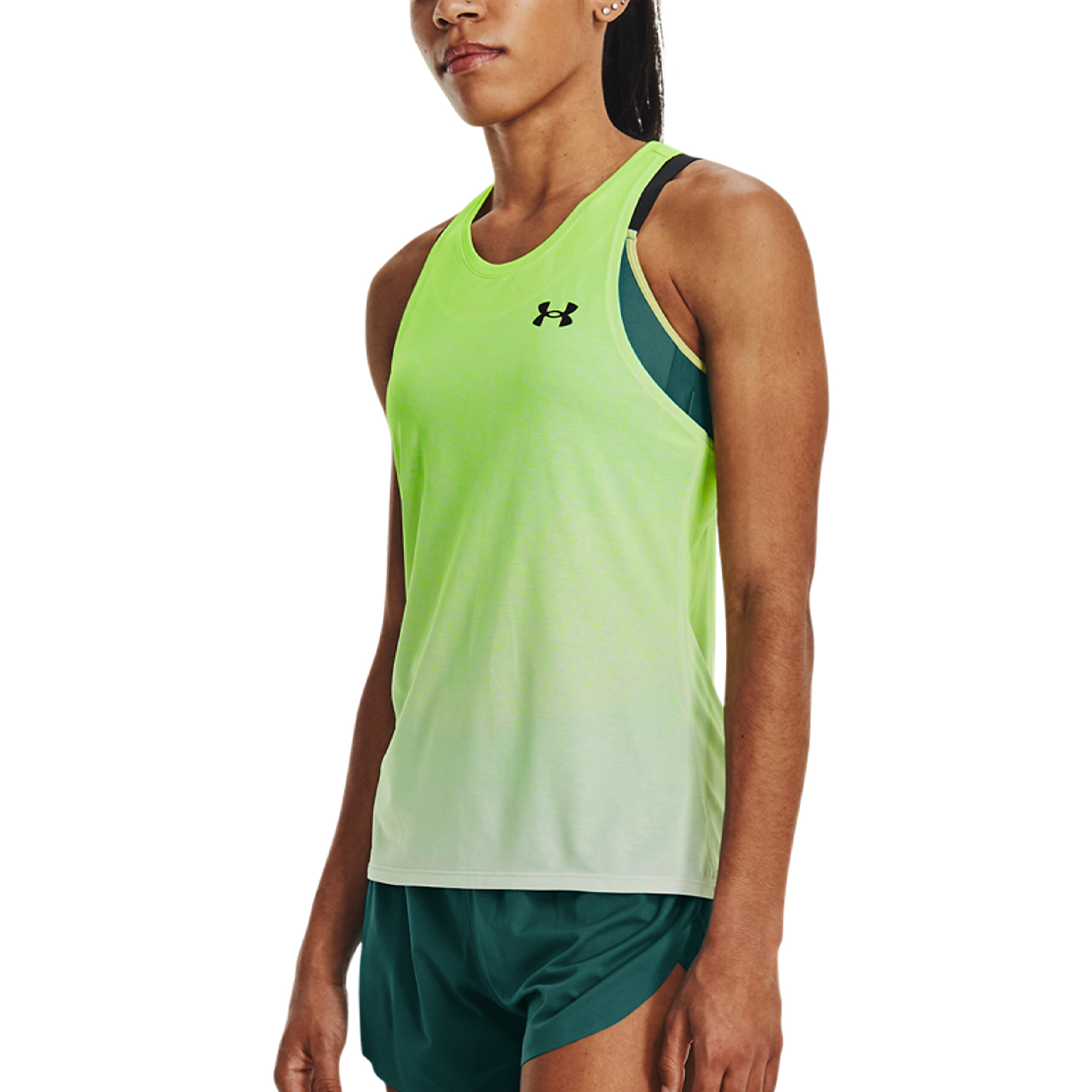 Under Armour ISO-Chill Laser Canotta Running Donna High Yellow