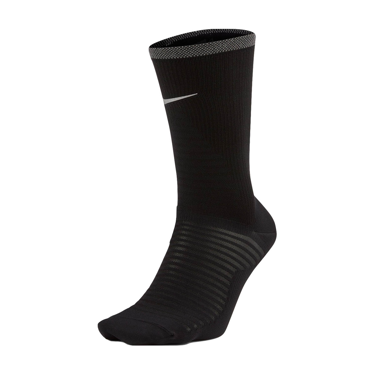 Nike Spark Lightweight Running Socks - Black/Reflective Silver