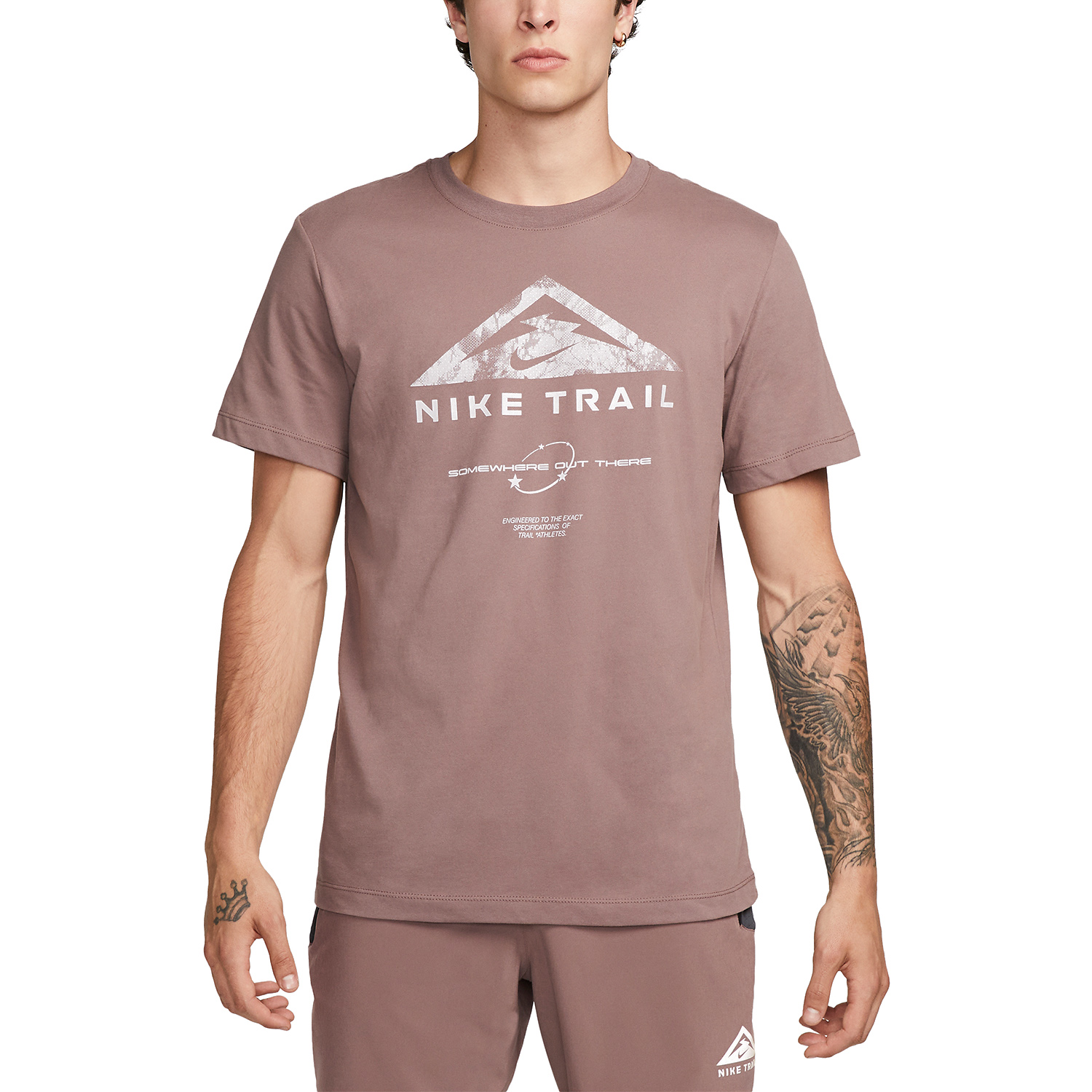 NIKE RUNNING Run Division Logo-Print Cotton-Blend Dri-FIT T-Shirt