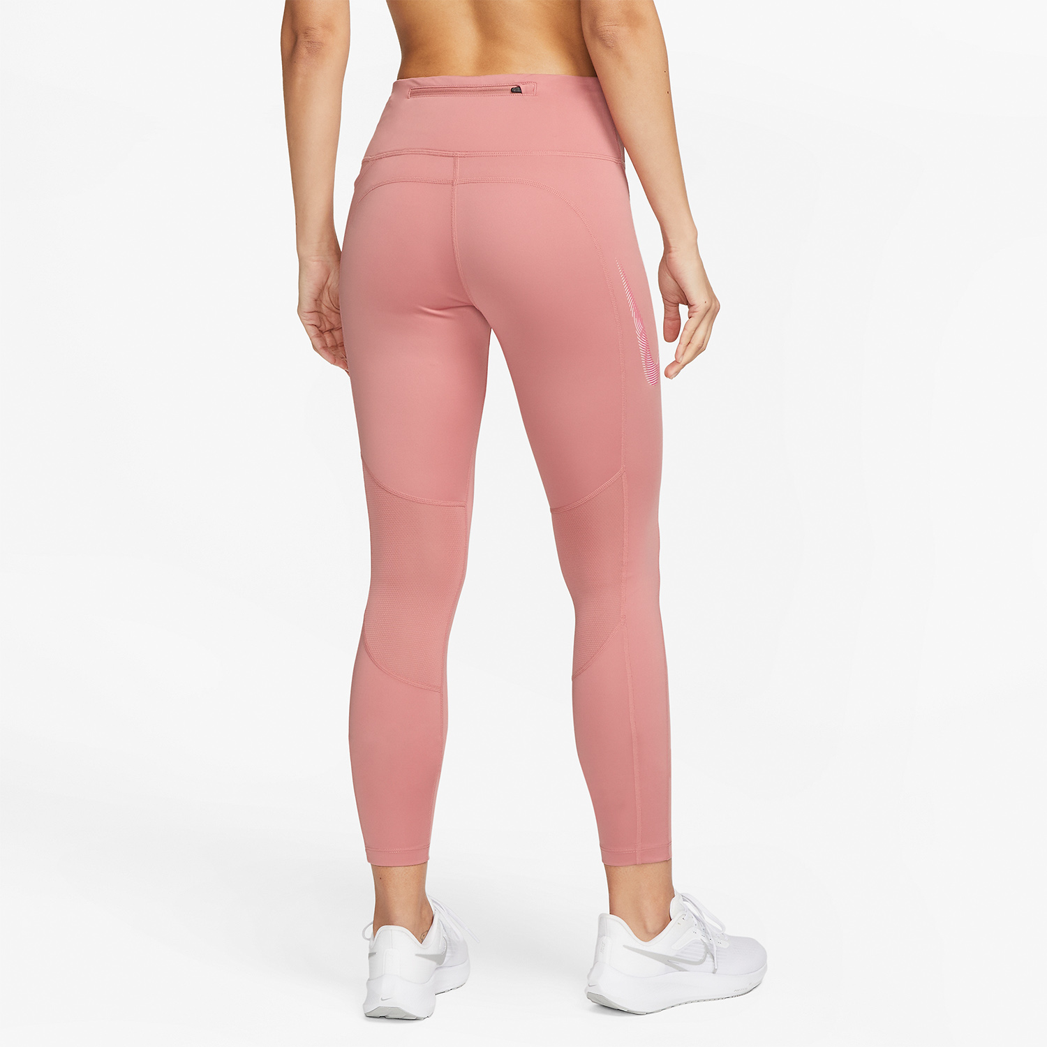 Nike Fast Swoosh 7/8 Women's Running Tights - Red Stardust