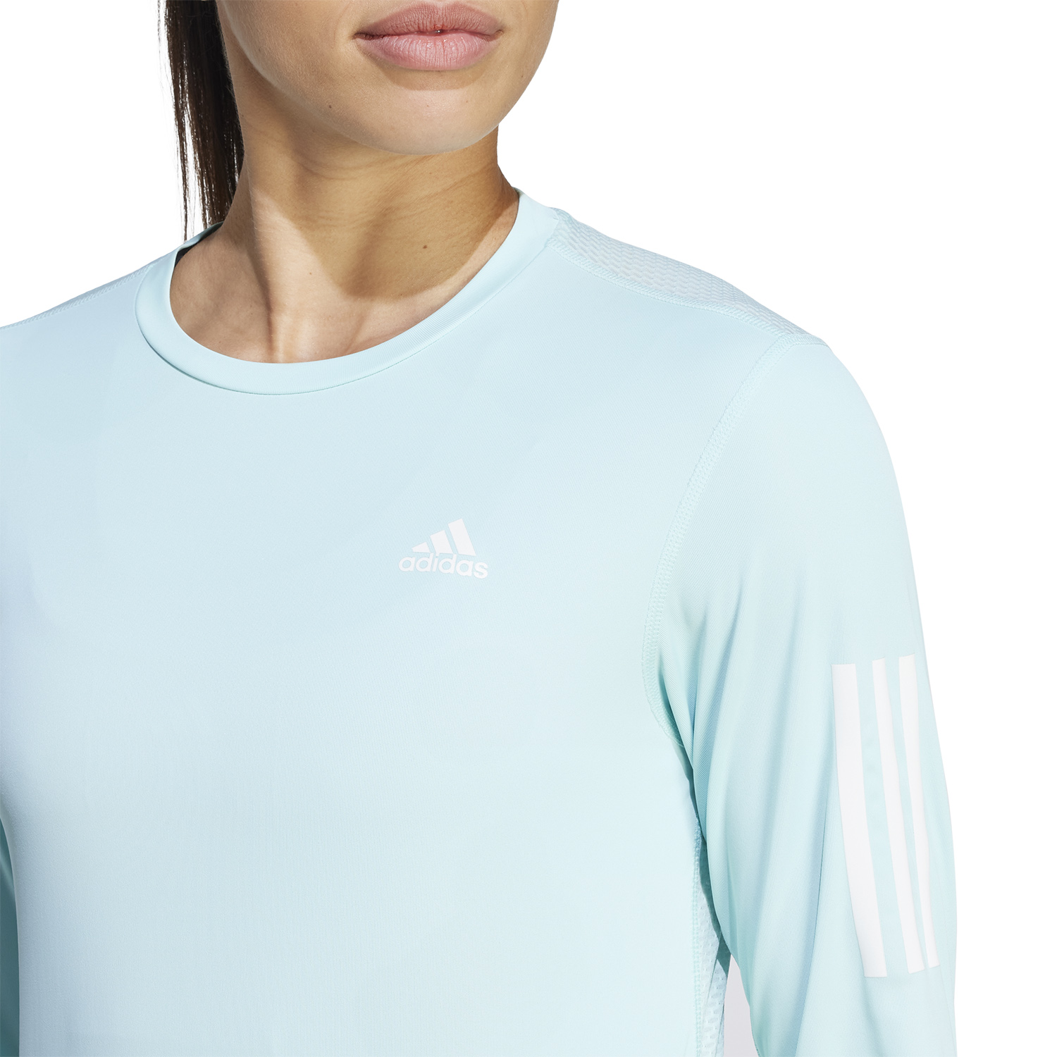 adidas Run Womens Semi Shirt Own - Running Flash Aqua The