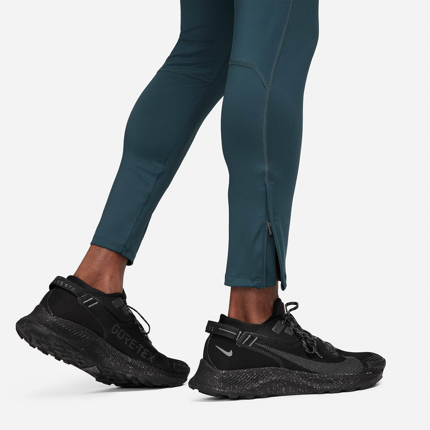 Nike Performance LUNAR RAY WINTER - Leggings - black/white/black -  Zalando.de
