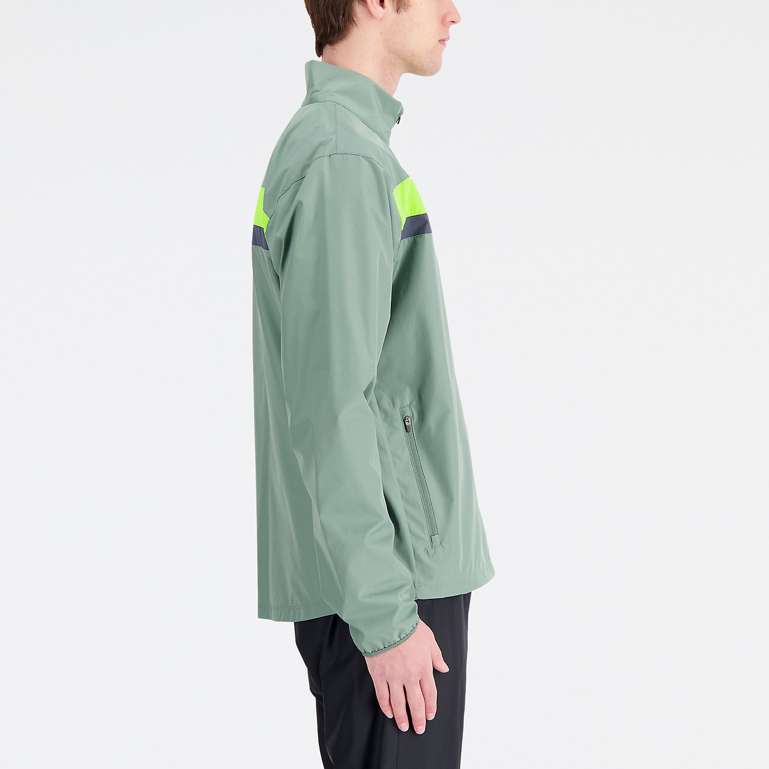 Men\'s Running - Balance Juniper New Accelerate Logo Dark Jacket