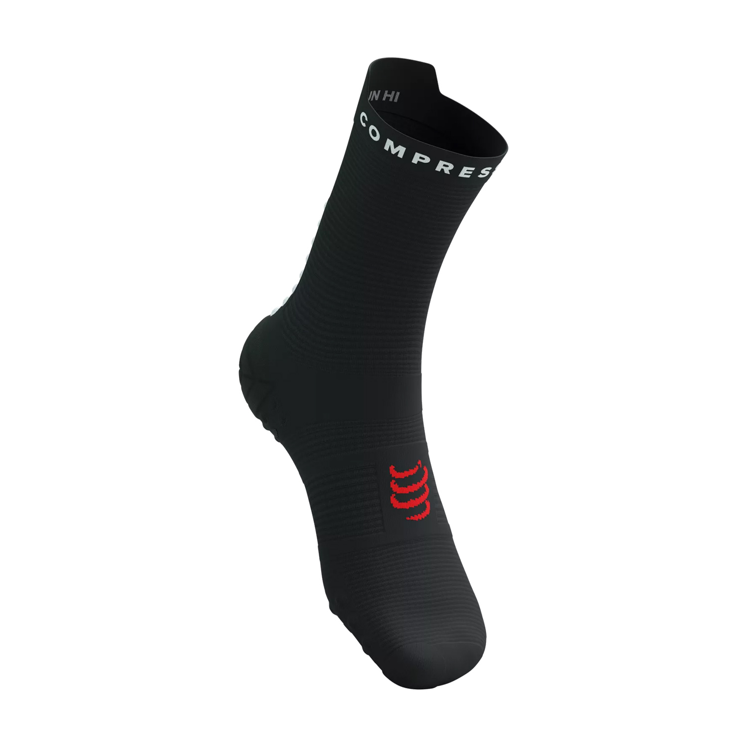 Compressport Pro Racing V4.0 Running Socks - Black/White