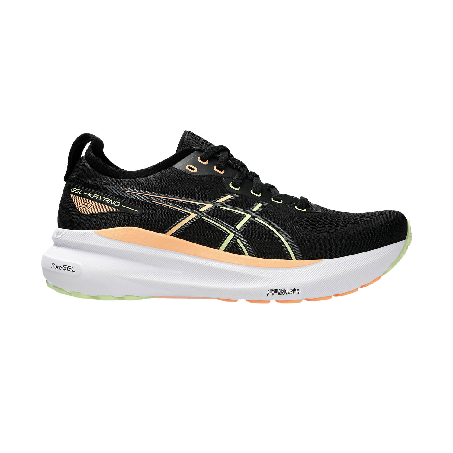 Asics Gel Kayano 31 Scarpe da Running Uomo Black Cool Matcha