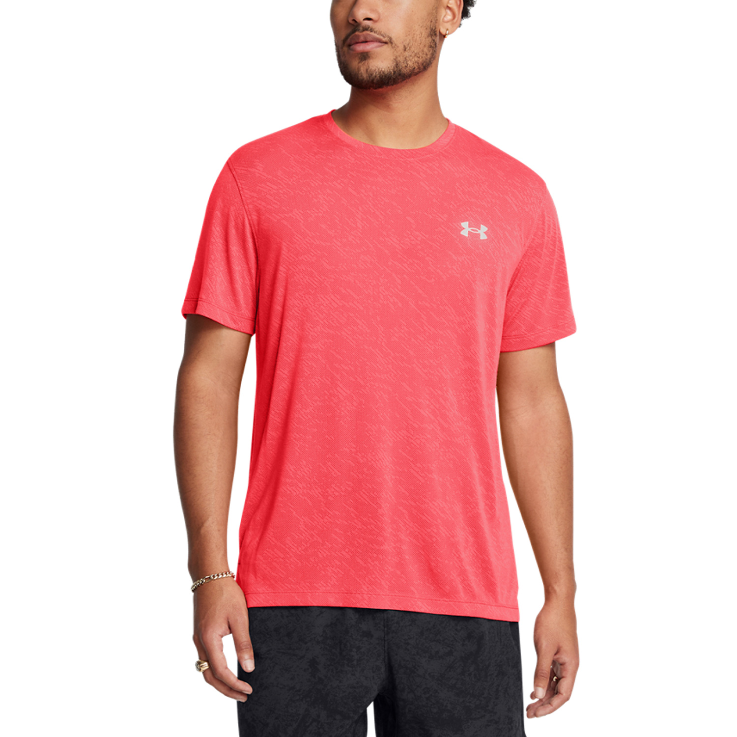 Under Armour Launch Camo T-Shirt - Racer Red