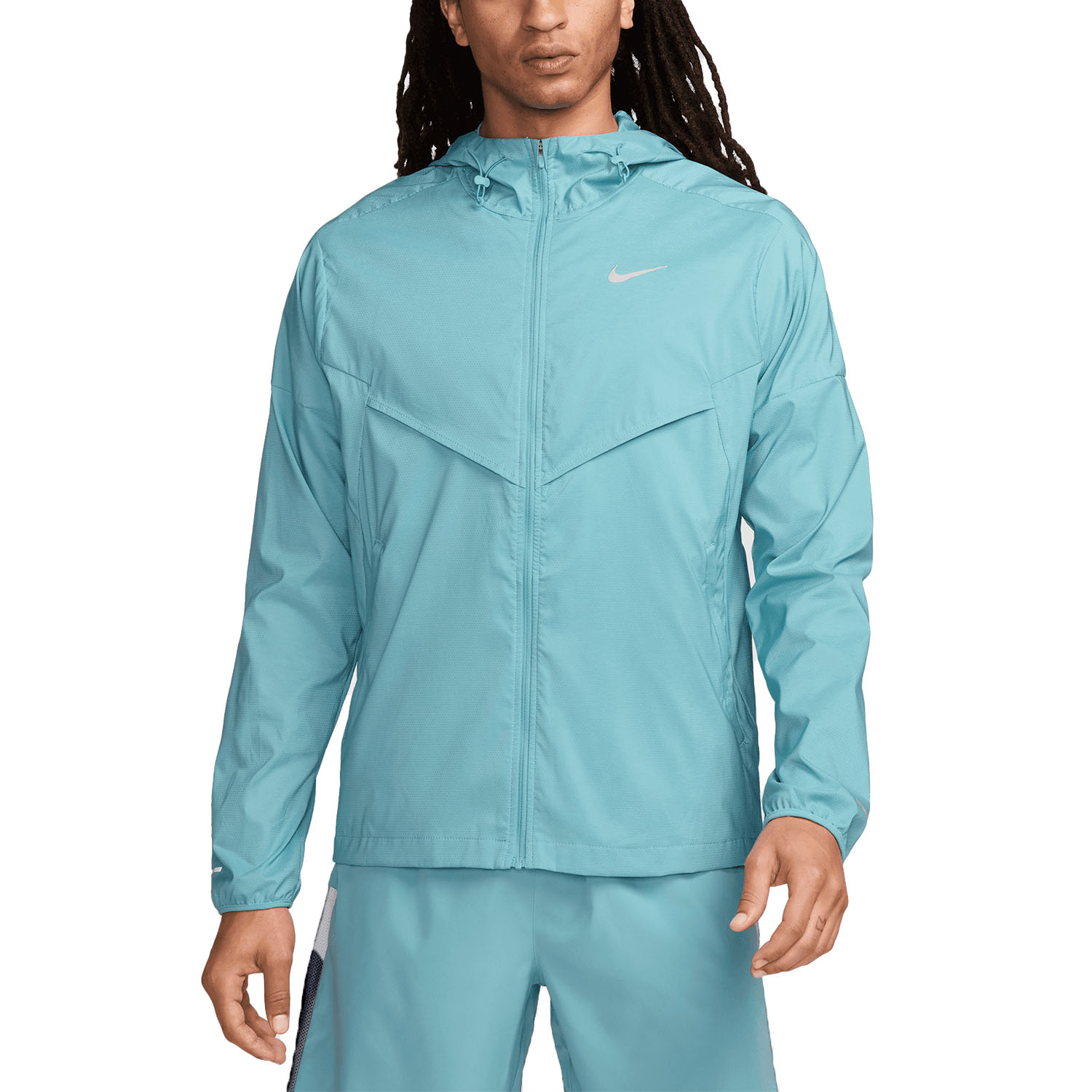 Nike windbreaker turquoise on sale