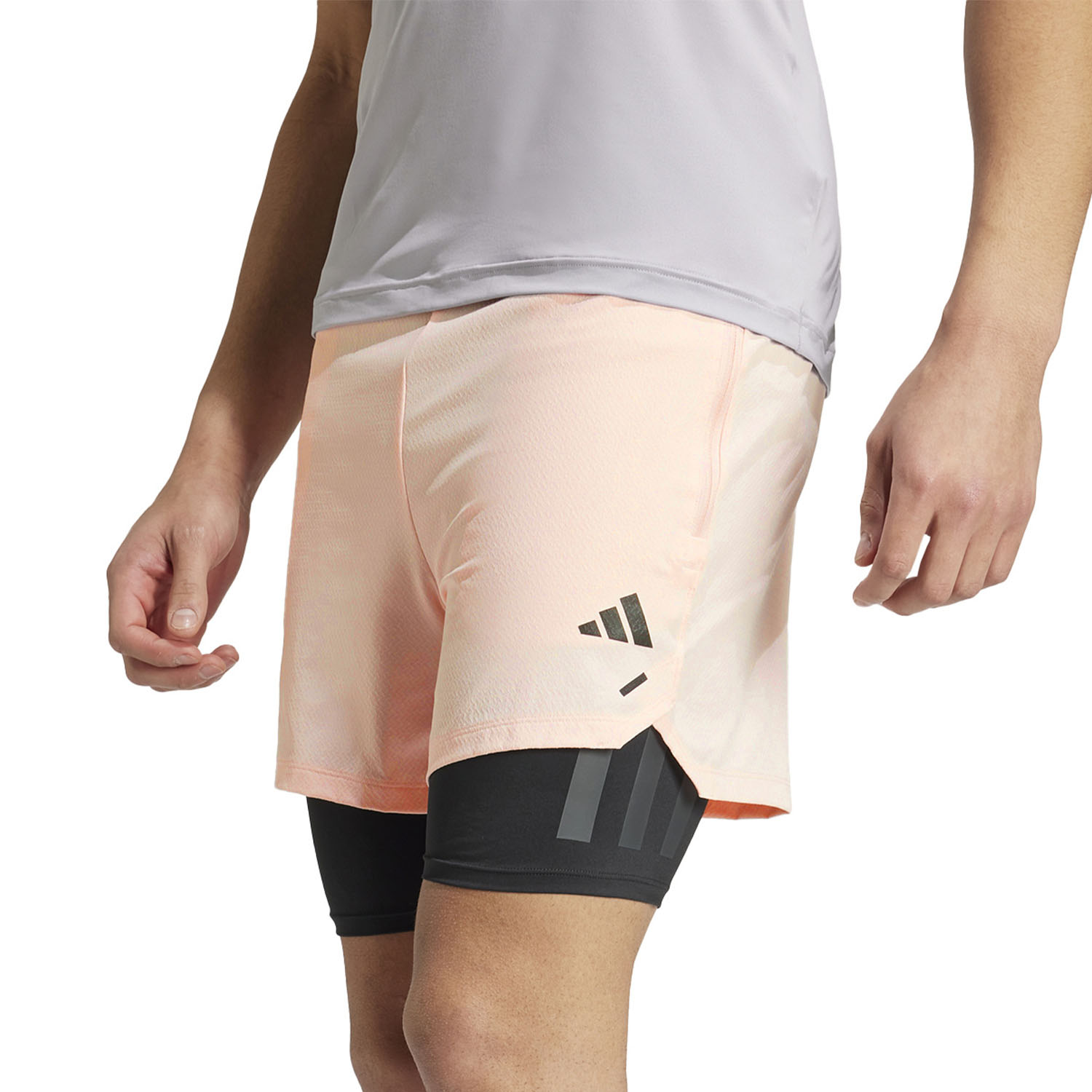 Pink adidas shorts mens best sale