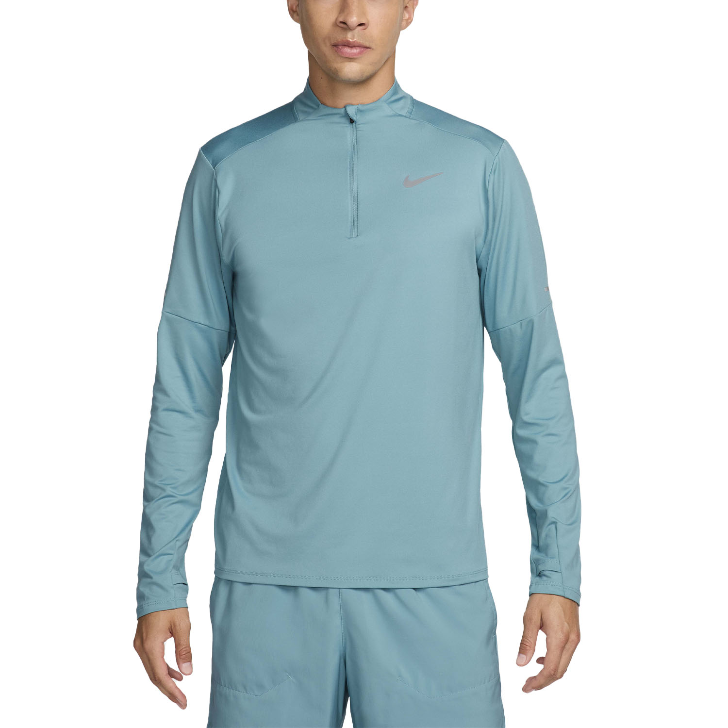 Nike Dri-FIT Element Logo Maglia - Denim Turquoise/Reflective Silver