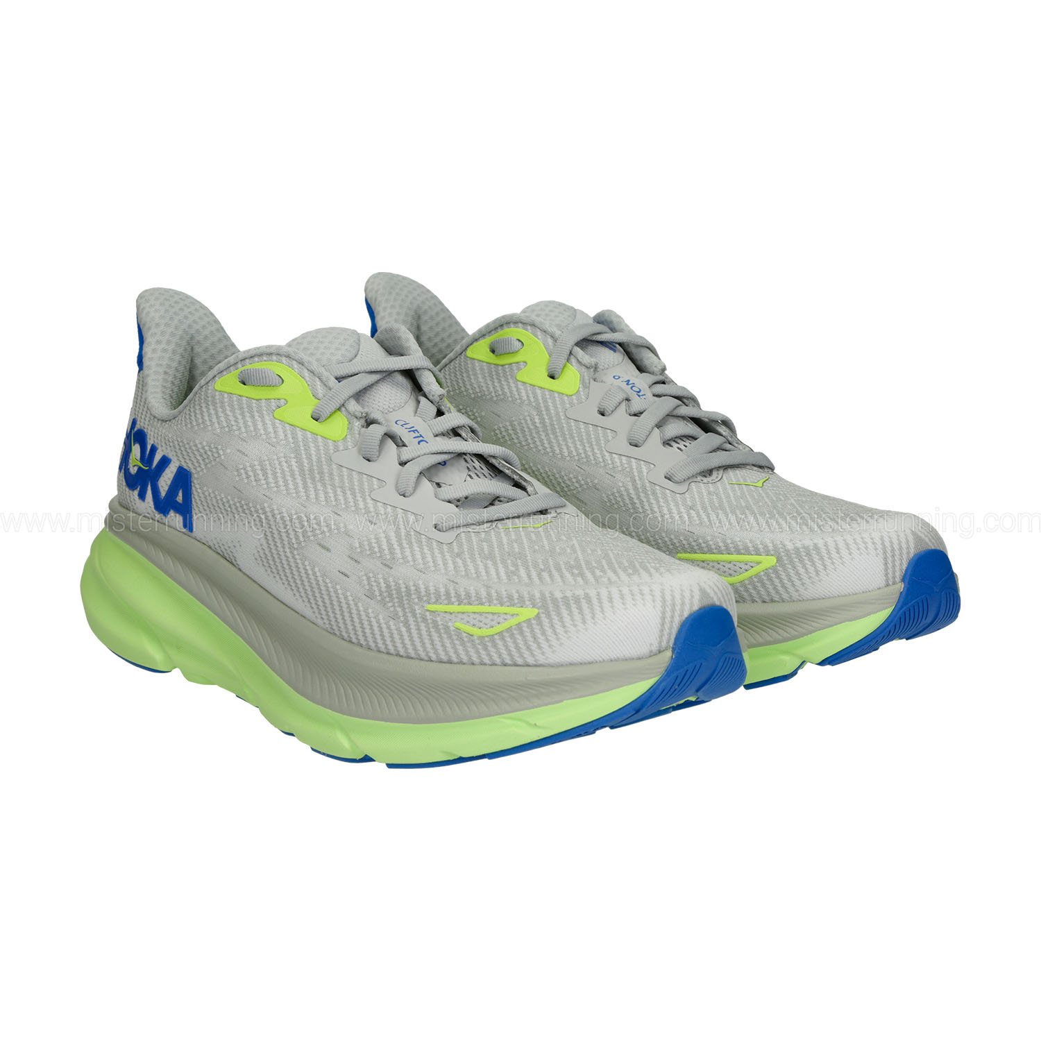 Hoka Clifton 9 - Stardust/Electric Cobalt