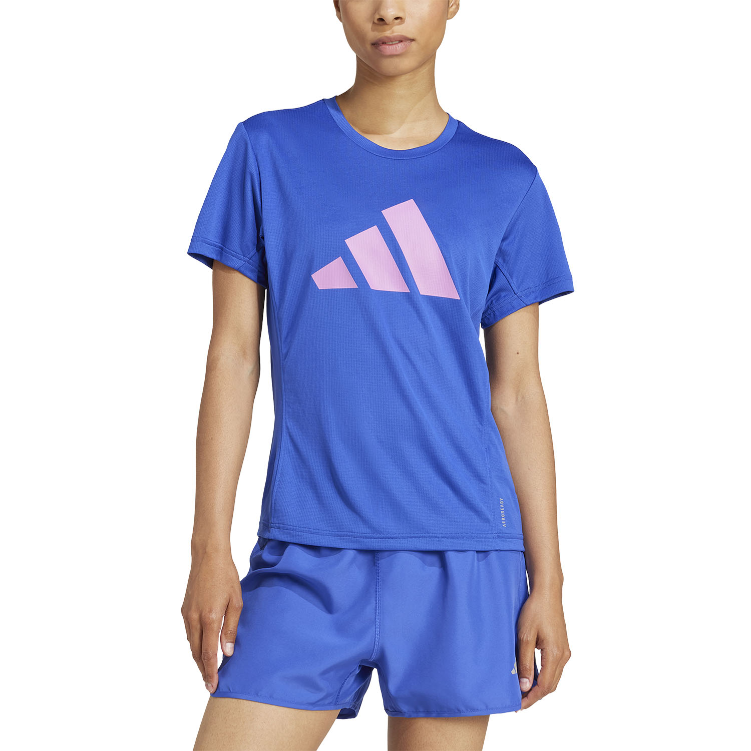 adidas Run It Camiseta de Running Mujer Semi Lucid Blue