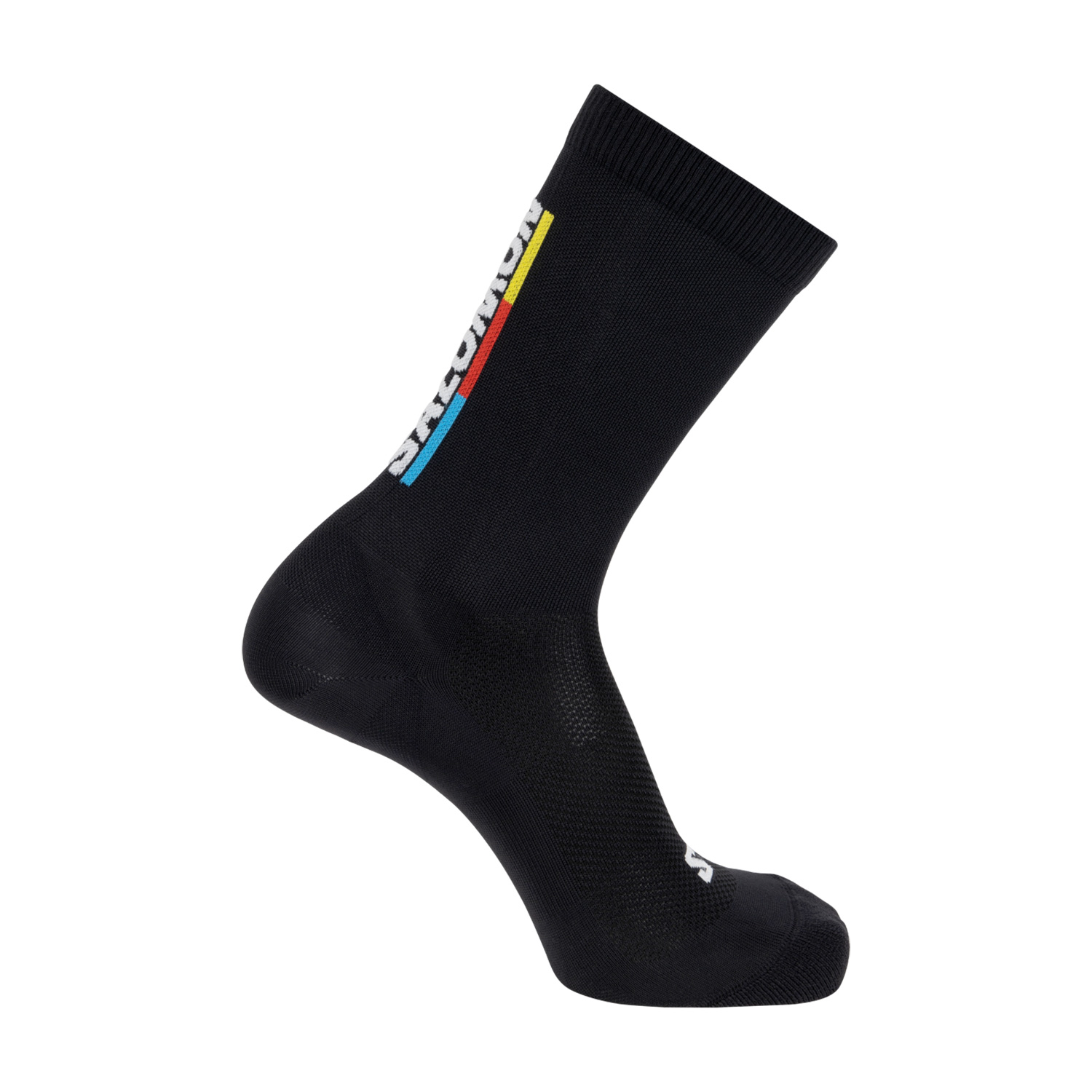 Salomon Pulse Race Flag Calcetines - Black/Bright Red/Lemon