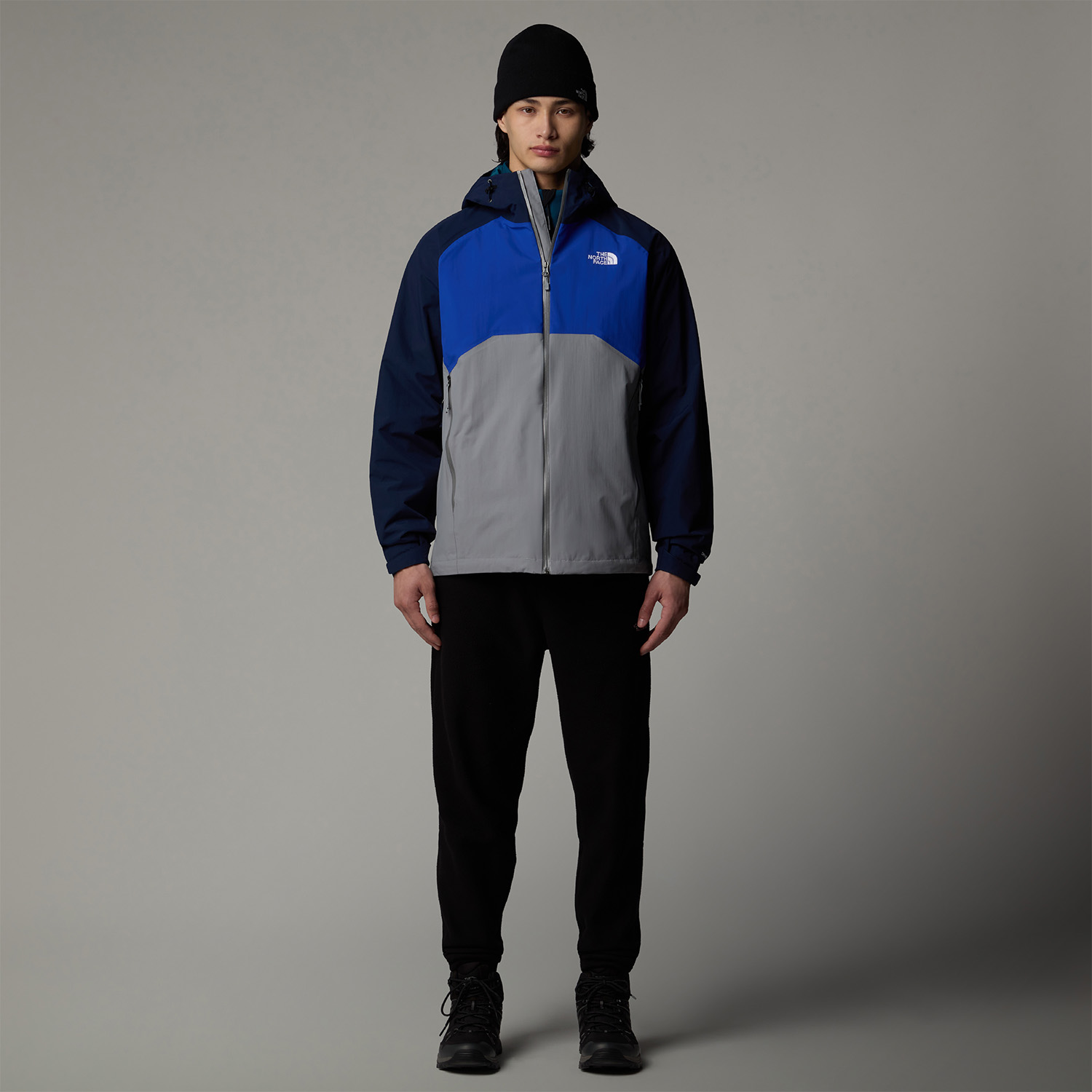 The North Face Stratos Giacca - Monument Grey/TNF Blue