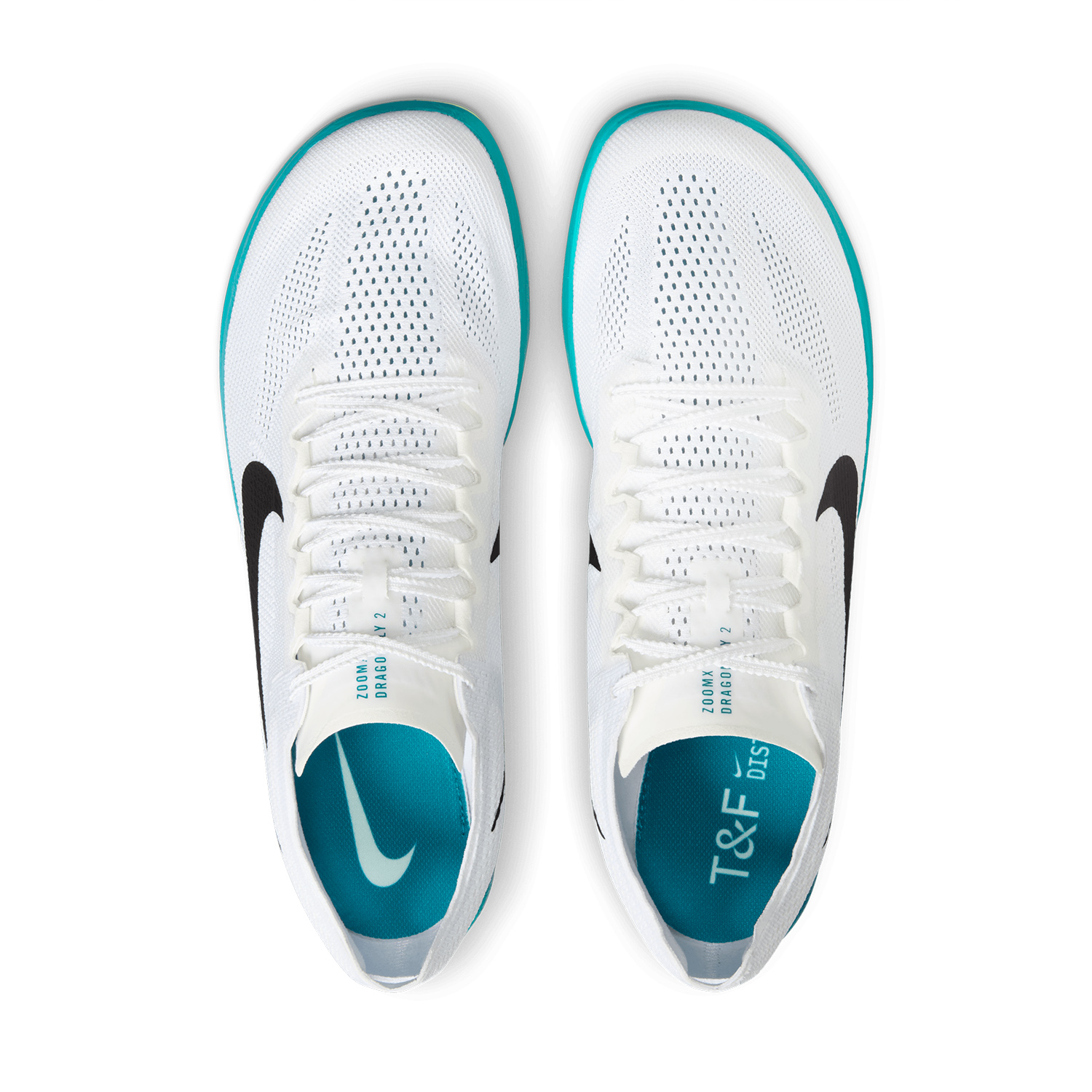 Nike ZoomX Dragonfly 2 - White/Black/Bright Spruce/Electric Algae