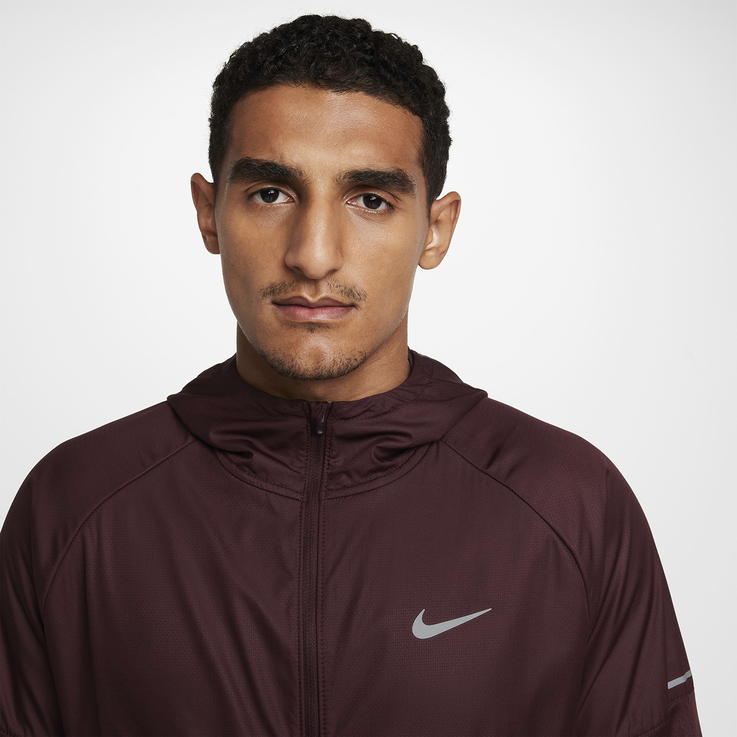 Nike Sphere Miler Chaqueta - Burgundy Crush/Reflective Silver