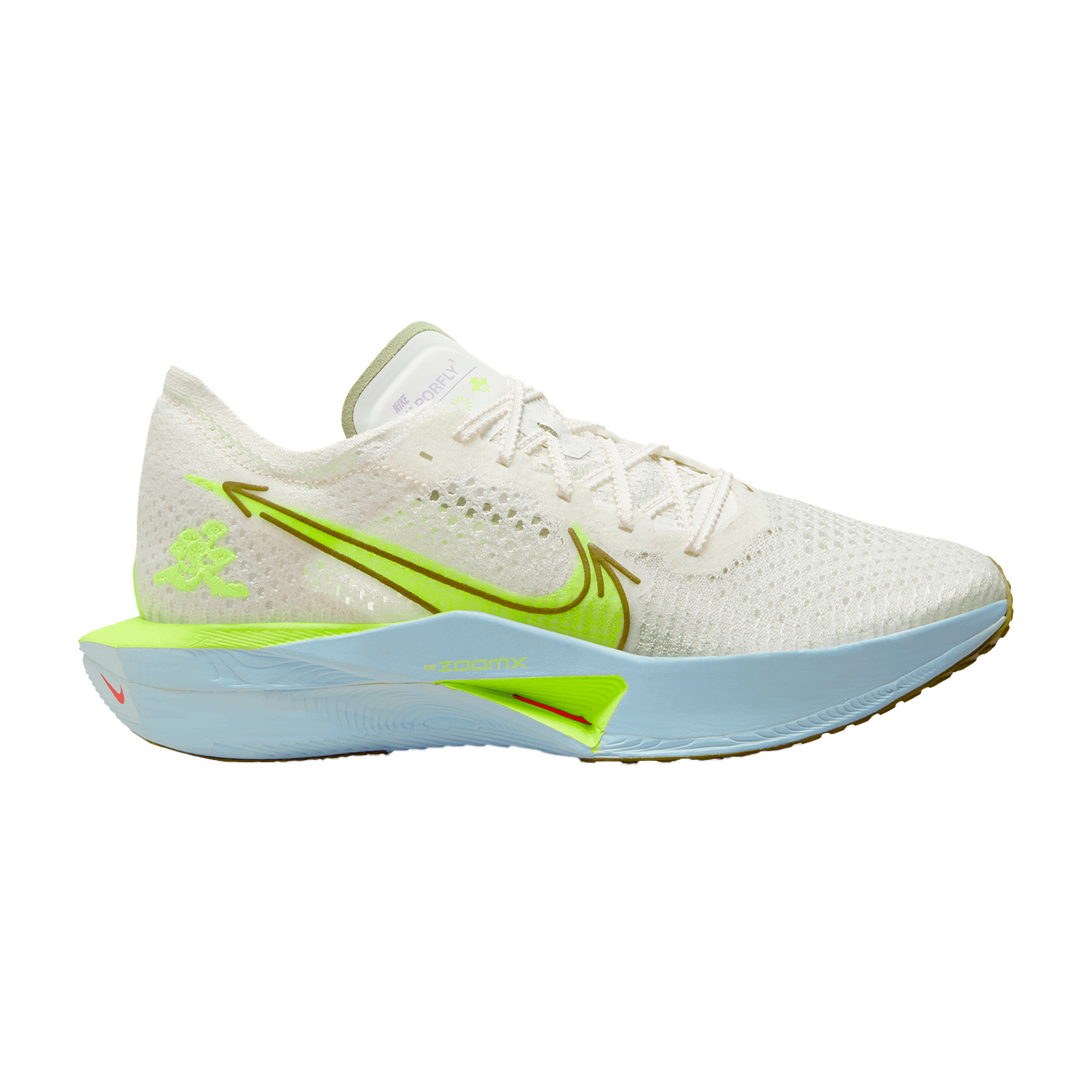 Nike ZoomX Vaporfly Next% 3 - Sail/Glacier Blue/Olive Aura/Volt