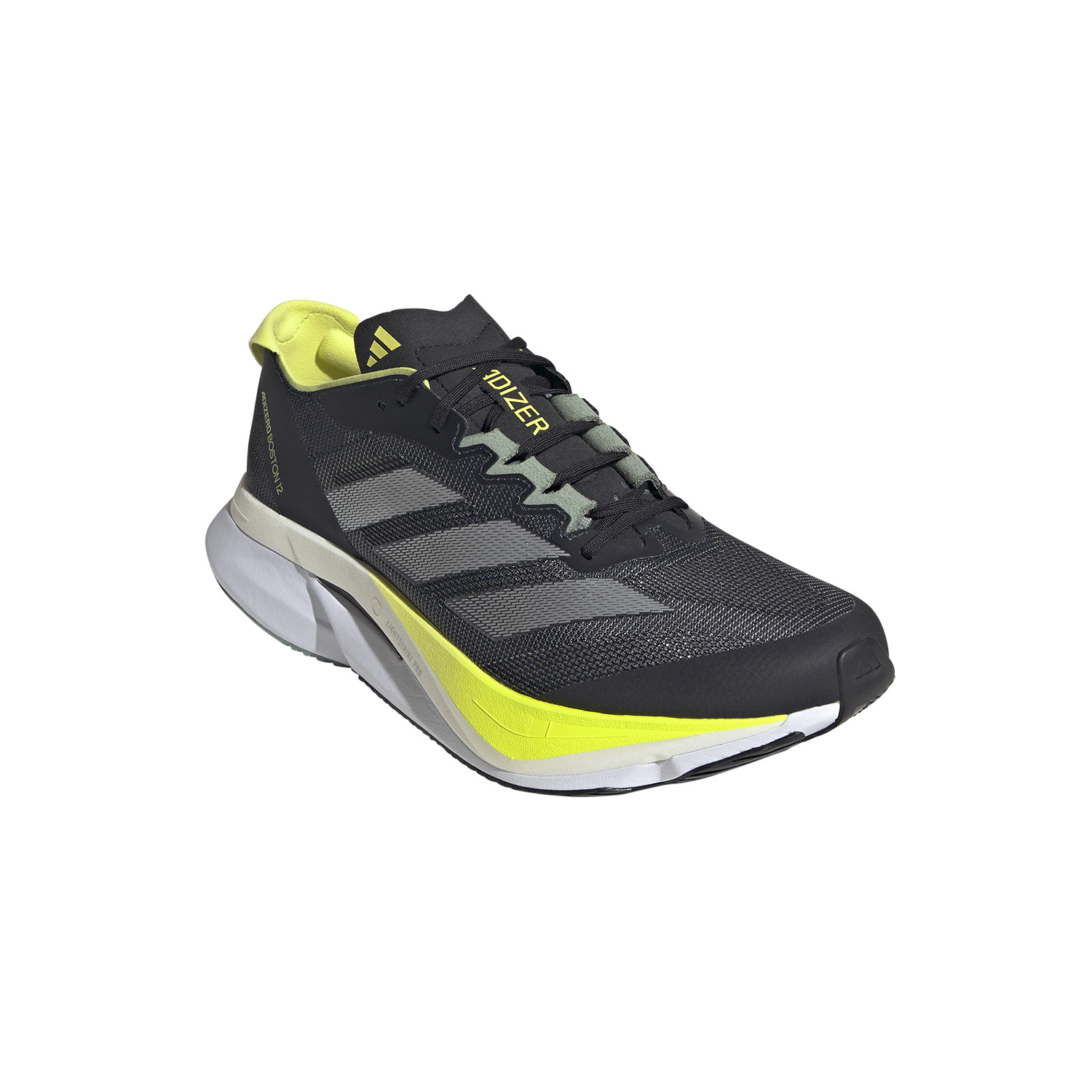 adidas adizero Boston 12 - Aurora Ink/Silver Metal/Pulse Lime