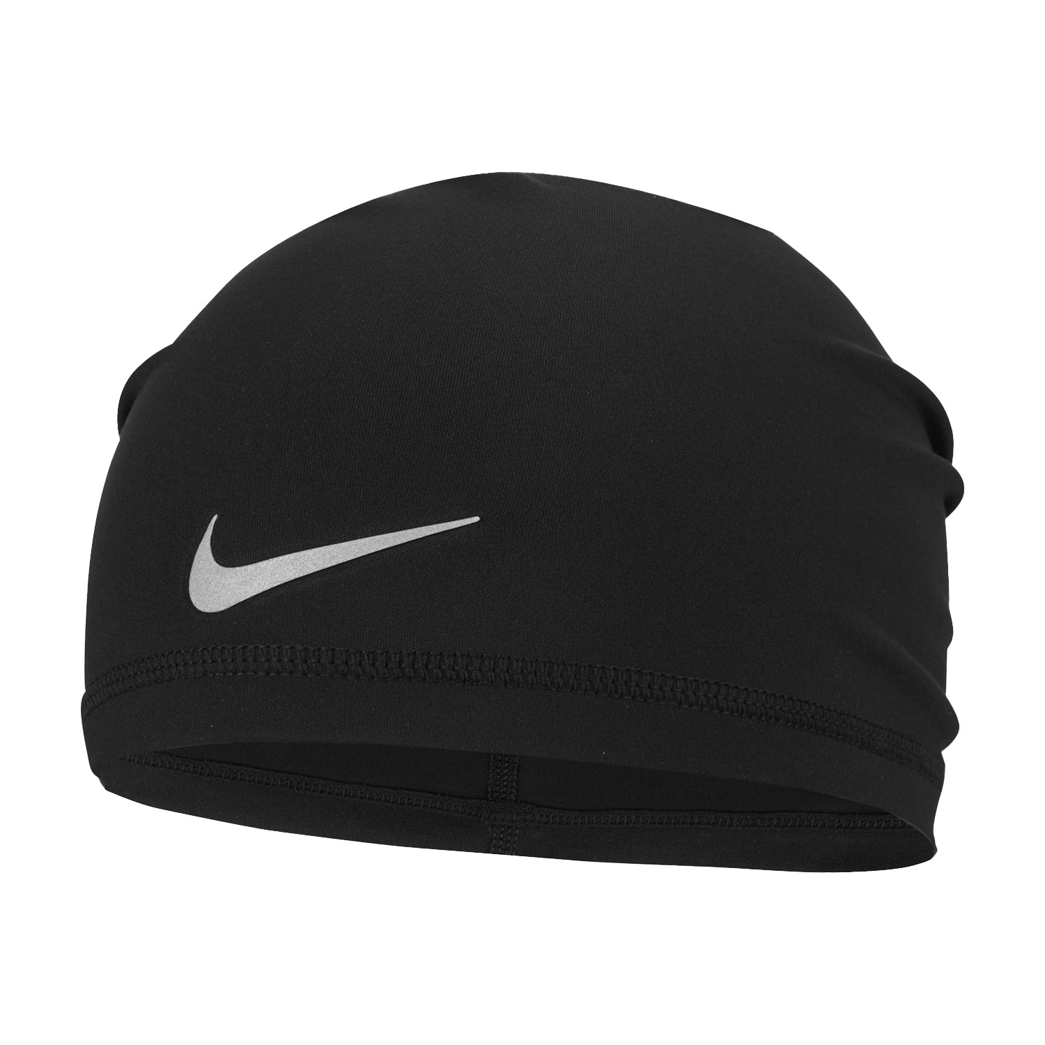 Nike Peak Dri FIT Pro Running Beanie Black Silver