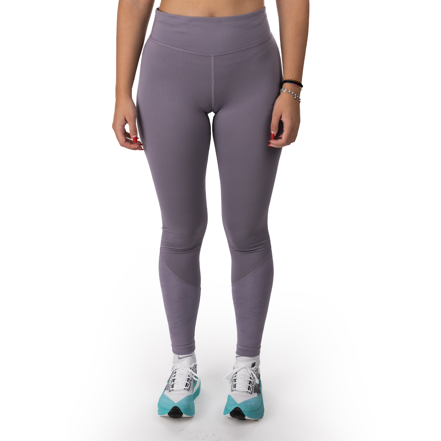 Odlo Essential Print Tights - Gray Ridge