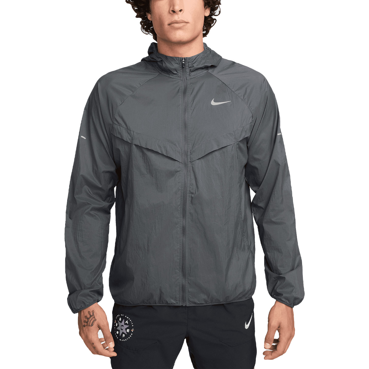 Nike dri fit jacket grey online