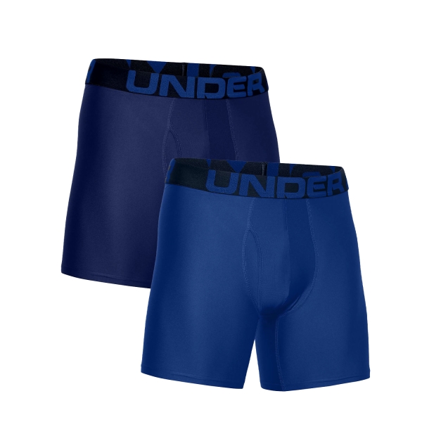 Under Armour Tech 6in x 2 Men's Sportswear Boxers - Royal