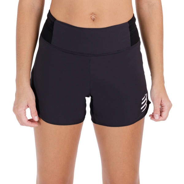 Pantalones cortos Running Mujer Compressport Compressport Performance 5in Shorts  Black  Black 