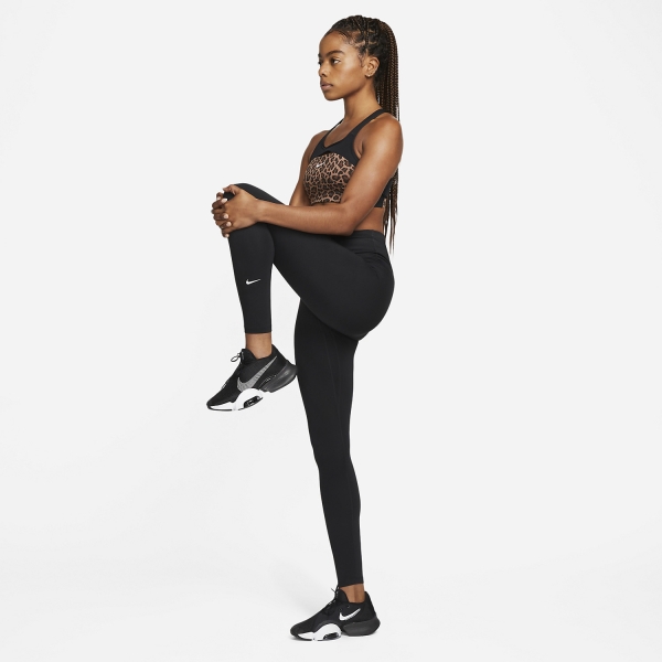 Nike Dri-FIT One Leggings with Pockets 'Black/White' - FD2855-010