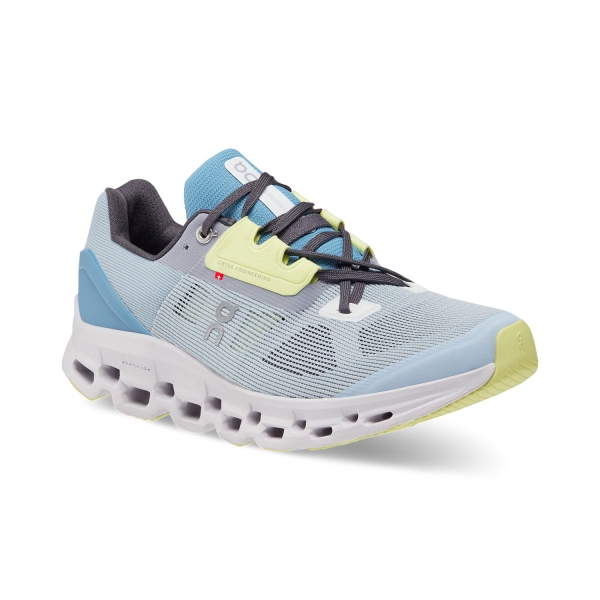 On Cloudstratus Women's Running Shoes - Chambray/Lavender