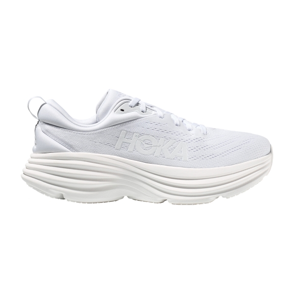 Men's Neutral Running Shoes Hoka Bondi 8  White 1123202WWH