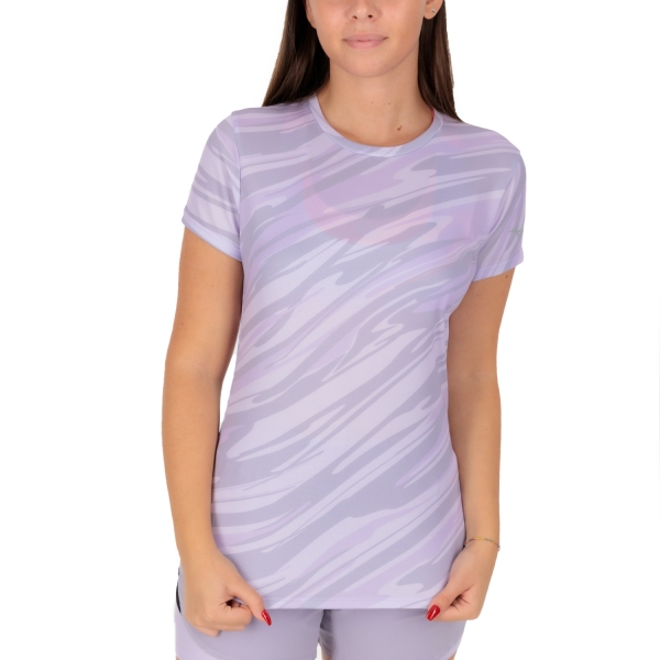 Women's Running T-Shirts Mizuno Mizuno Impulse Core Graphic TShirt  Pastel Lilac  Pastel Lilac 