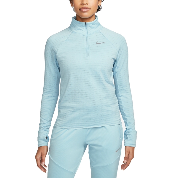 Camisa Running Mujer Nike Nike ThermaFIT Element Camisa  Ocean Bliss/Reflective Silver  Ocean Bliss/Reflective Silver 
