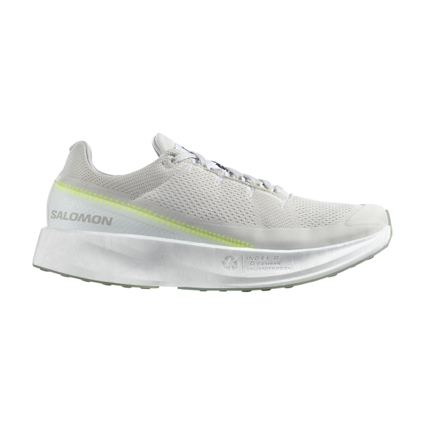 Men's Neutral Running Shoes Salomon Salomon Index 02  White/Lunar Rock/Safety Yellow  White/Lunar Rock/Safety Yellow 
