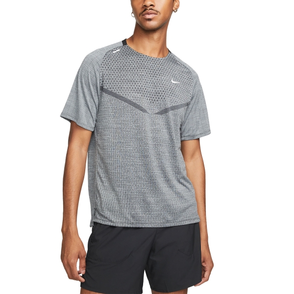 Camisetas Running Hombre Nike DriFIT ADV Techknit Ultra Camiseta  Black/Smoke Grey/Reflective Silver DM4753010