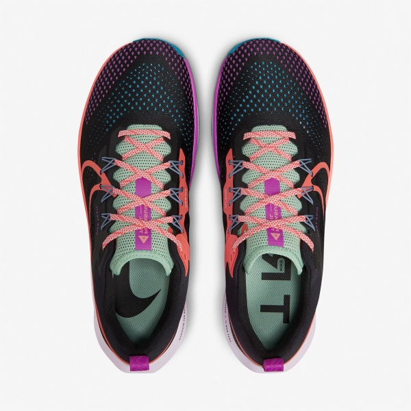 Nike React Pegasus Trail 4 Men's Trail Shoes - Black/Magic Ember