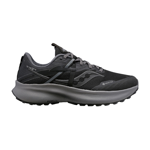 Women's Trail Running Shoes Saucony Saucony Ride 15 TR GTX  Black/Charcoal  Black/Charcoal 